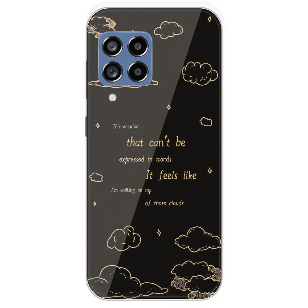 On Top Of Those Clouds - Printed Silicone Case For Samsung Galaxy M53