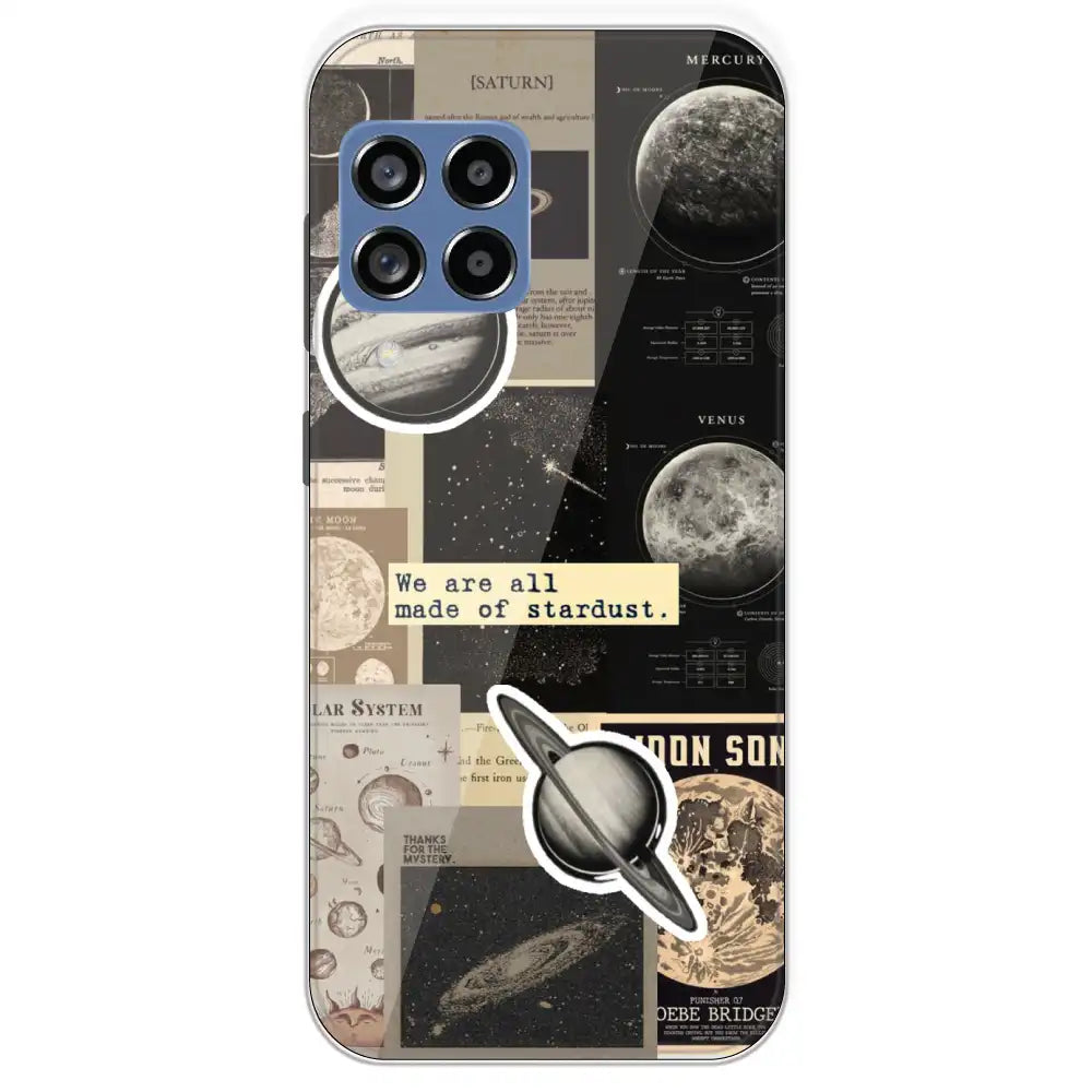 Planets - Printed Silicone Case For Samsung Galaxy M53