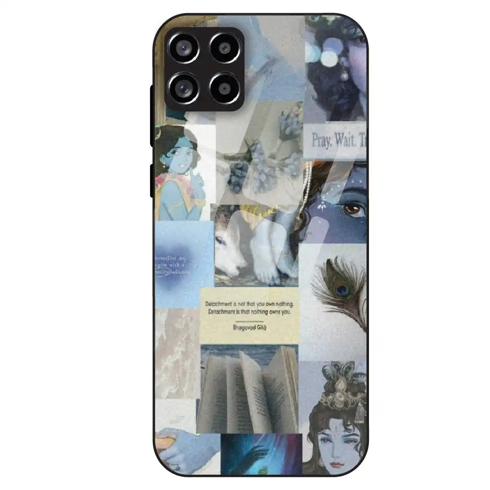 Krishna Aesthetic - Glass Case For Samsung Galaxy M53