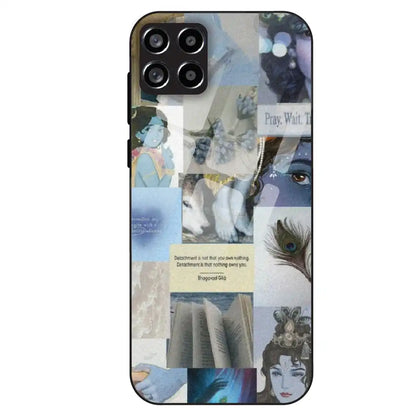 Krishna Aesthetic - Glass Case For Samsung Galaxy M53