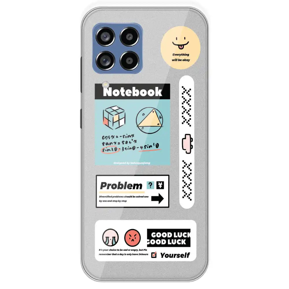 Exam Collage - Printed Silicone Case For Samsung Galaxy M53