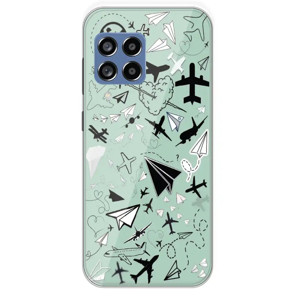 Planes - Printed Silicone Case For Samsung Galaxy M53