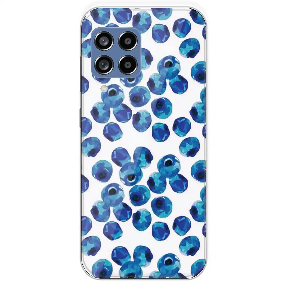 Blueberries - Printed Silicone Case For Samsung Galaxy M53