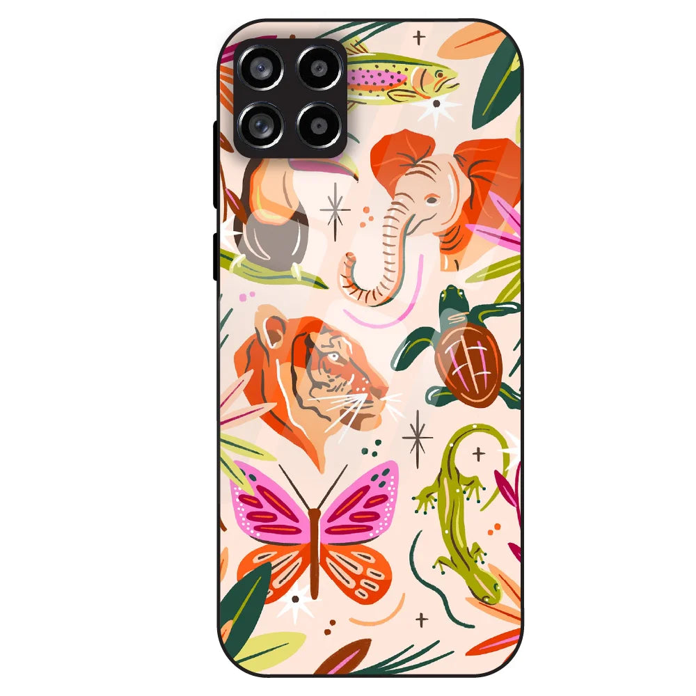 Wild Jungle Creatures - Glass Case For Samsung Galaxy M53