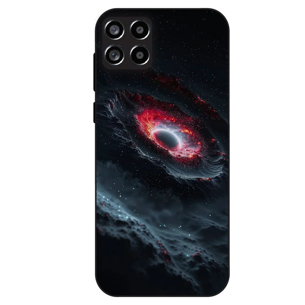 Cosmic Black Hole - Glass Case For Samsung Galaxy M53