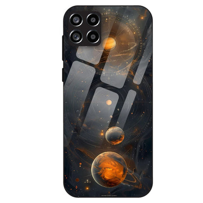 Cosmic Orbit Aesthetic - Glass Case For Samsung Galaxy M53