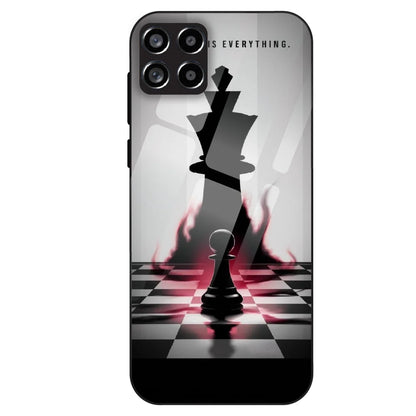 Chess Power Shadow - Glass Case For Samsung Galaxy M53