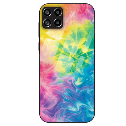 Neon Fluid Dreams - Glass Case For Samsung Galaxy M53