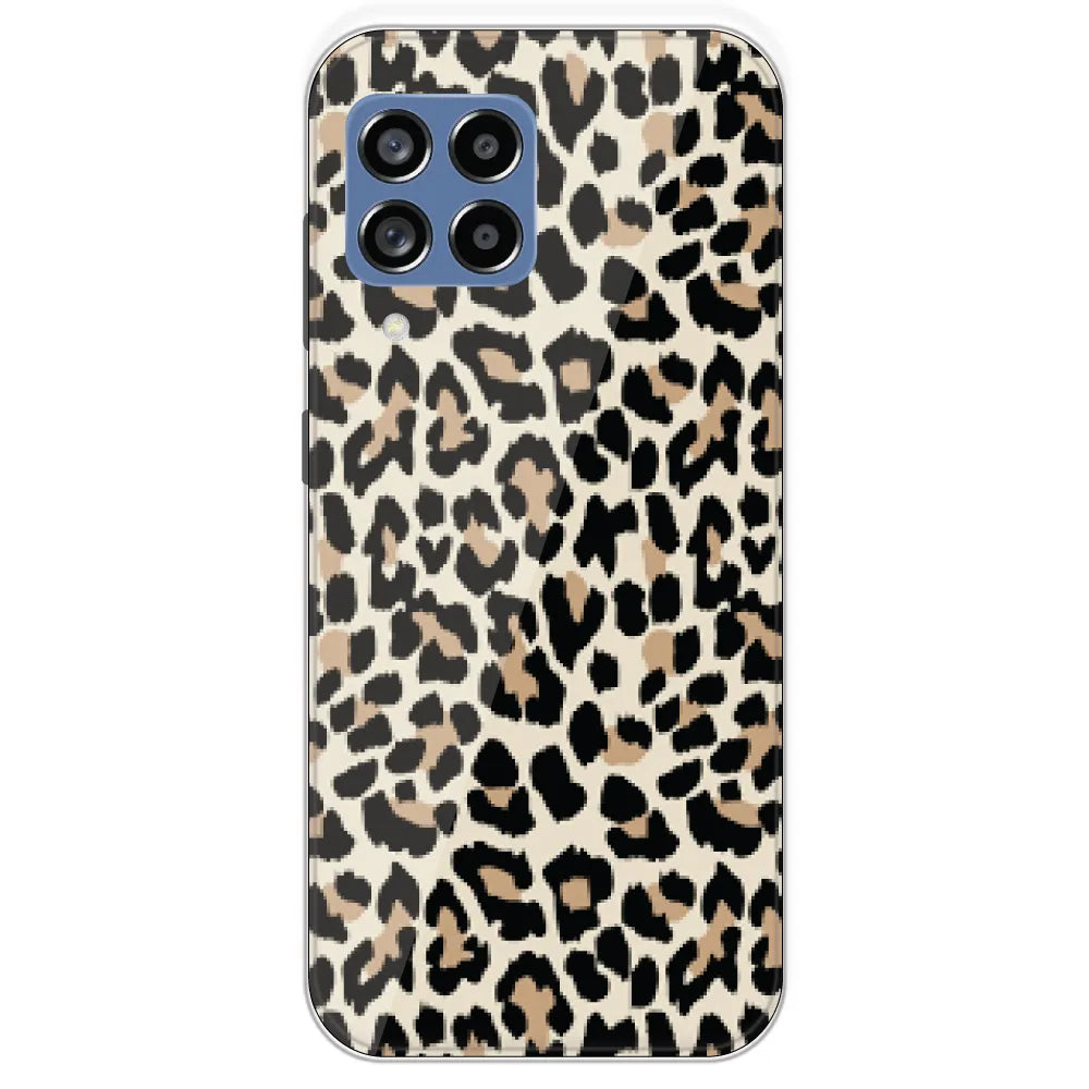 Leopard Print - Printed Silicone Case For Samsung Galaxy M53