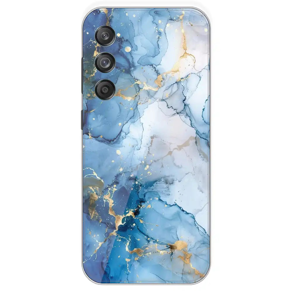 Blue Marble - Printed Silicone Case For Samsung Galaxy M55