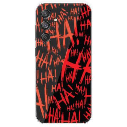 Ha ! - Printed Silicone Case For Samsung Galaxy M55