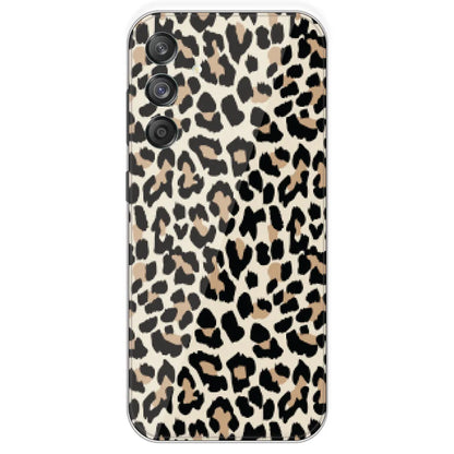 Leopard Print - Printed Silicone Case For Samsung Galaxy M55