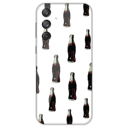 Soft Drink - Clear Printed Silicone Case For Samsung Galaxy M55