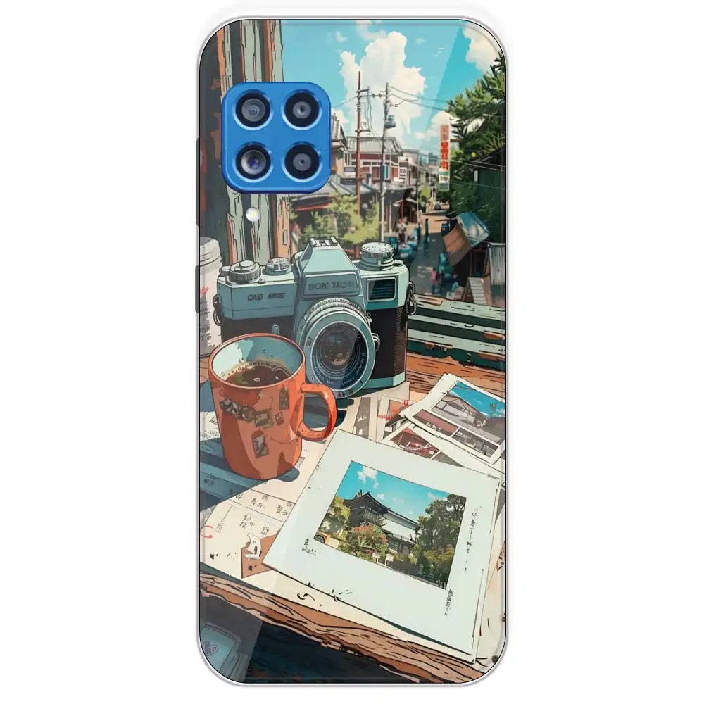 Vintage Camera Travel Vibes - Printed Silicone Case For Samsung Galaxy M62