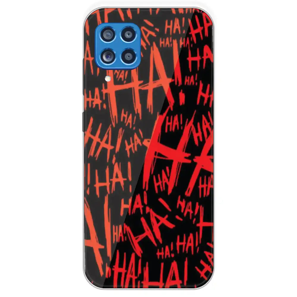 Ha ! - Printed Silicone Case For Samsung Galaxy M62