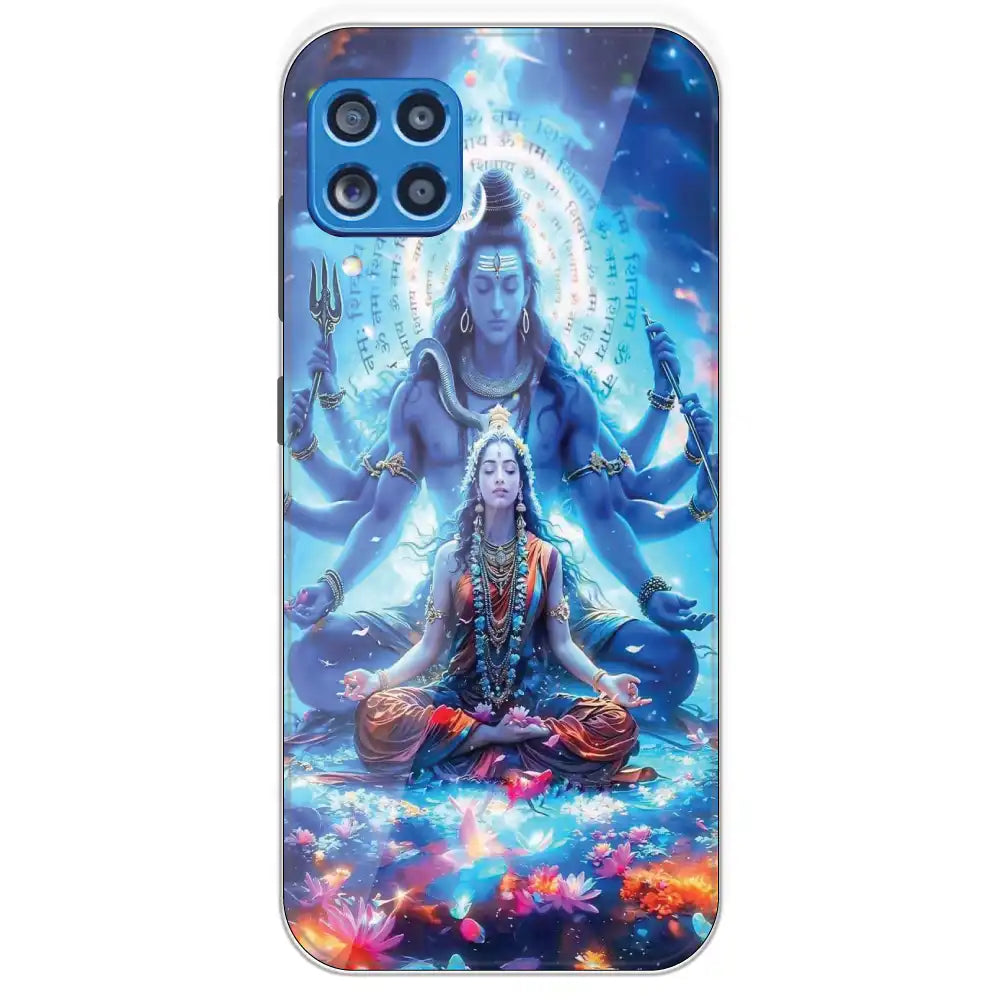 Shiv Parvati - Printed Silicone Case For Samsung Galaxy M62