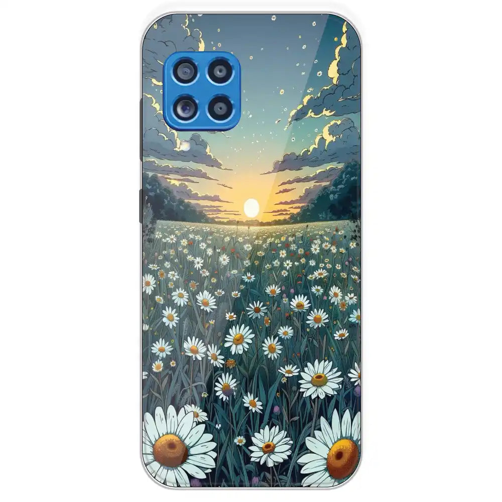 Daisy Sunset - Printed Silicone Case For Samsung Galaxy M62