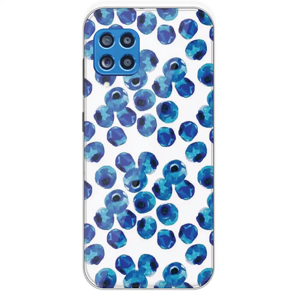 Blueberries - Printed Silicone Case For Samsung Galaxy M62