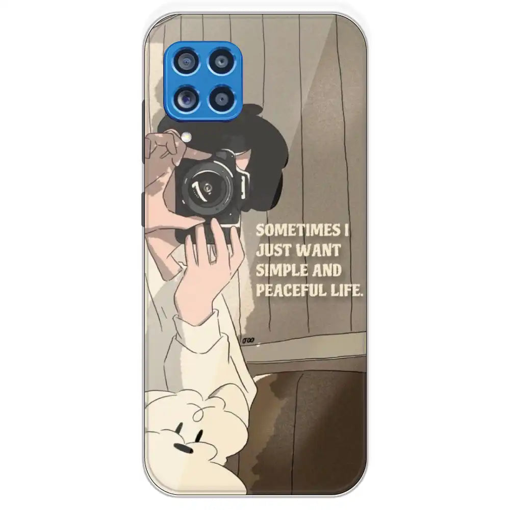 Photographer - Printed Silicone Case For Samsung Galaxy M62