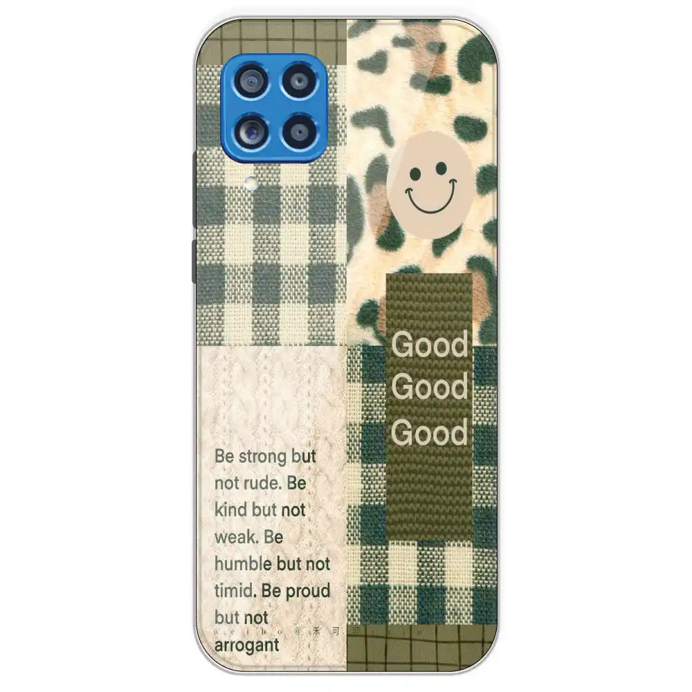 Patchwork Positivity - Printed Silicone Case For Samsung Galaxy M62