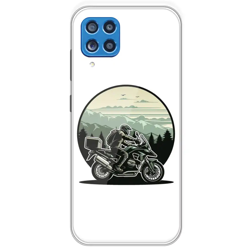 Biker - Printed Silicone Case For Samsung Galaxy M62