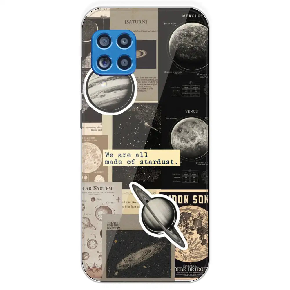 Planets - Printed Silicone Case For Samsung Galaxy M62