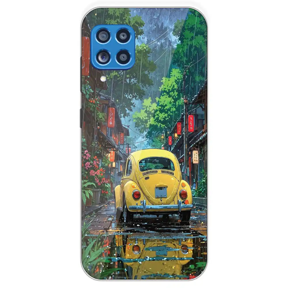 Yellow Bettle - Printed Silicone Case For Samsung Galaxy M62