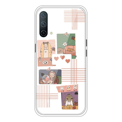 Cute Girl Collage - Clear Printed Silicone Case For OnePlus Models