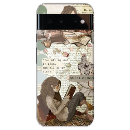 Book Collage - Printed Silicone Case For Google Pixel 6
