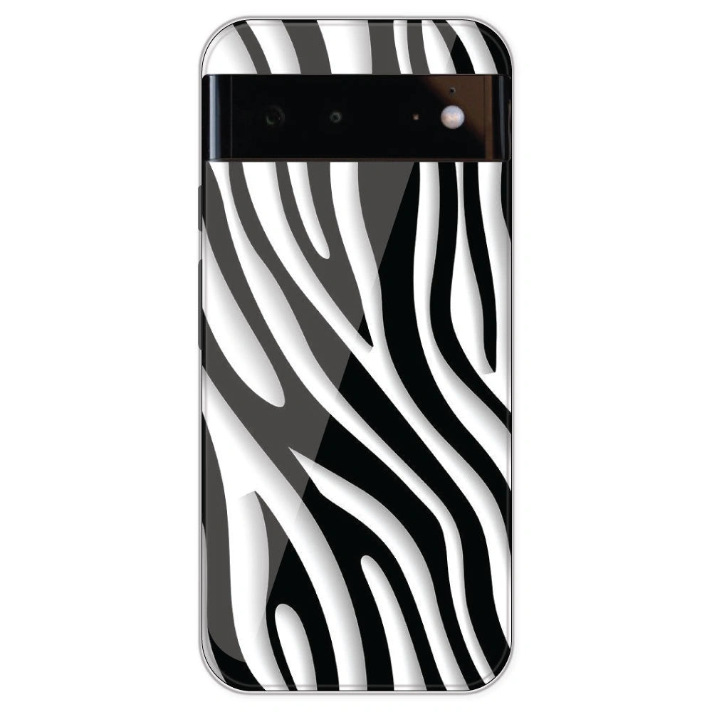 Zebra Print - Printed Silicone Case For Google Pixel 6