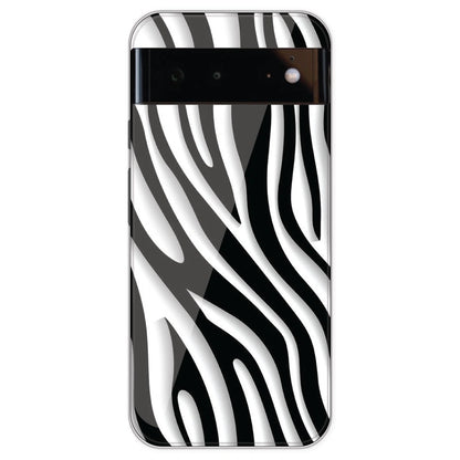 Zebra Print - Printed Silicone Case For Google Pixel 6
