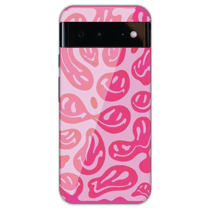 Pink Smilies - Printed Silicone Case For Google Pixel 6