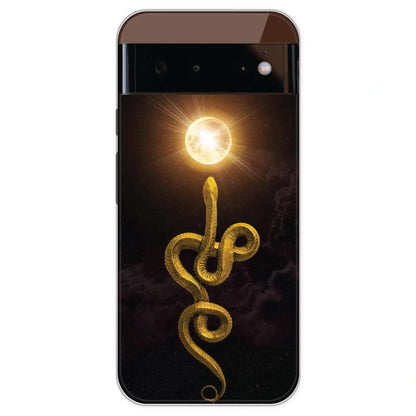 Golden Serpent - Printed Silicone Case For Google Pixel 6