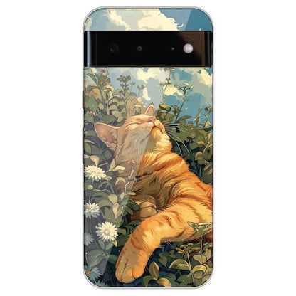 Garfield Sleeping - Printed Silicone Case For Google Pixel 6