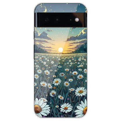Daisy Sunset - Printed Silicone Case For Google Pixel 6