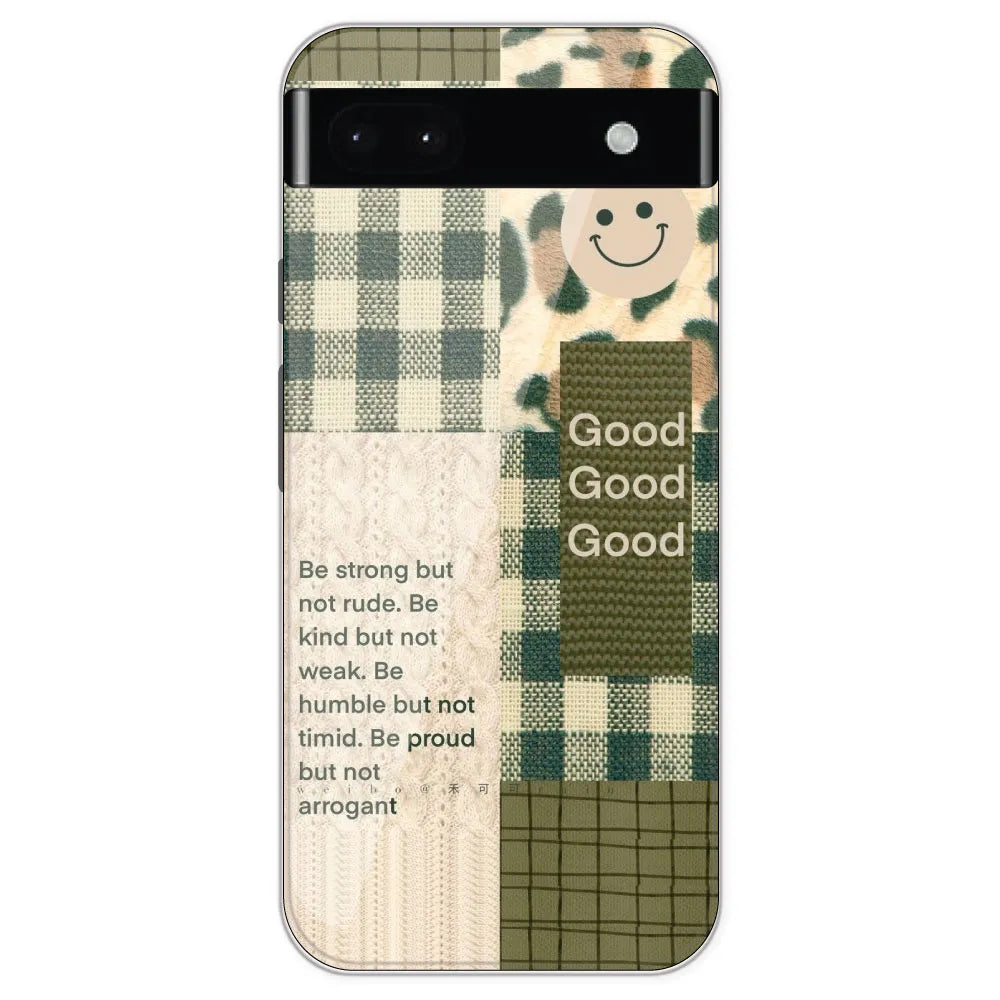 Patchwork Positivity - Printed Silicone Case For Google Pixel 6A