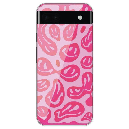 Pink Smilies - Printed Silicone Case For Google Pixel 6A