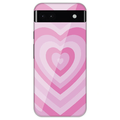 Pink Hearts - Printed Silicone Case For Google Pixel 6A