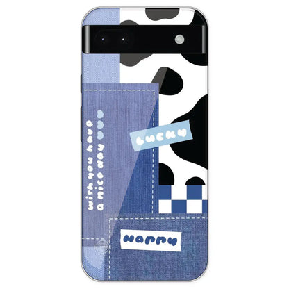 Cow Print Collage - Printed Silicone Case For Google Pixel 6A