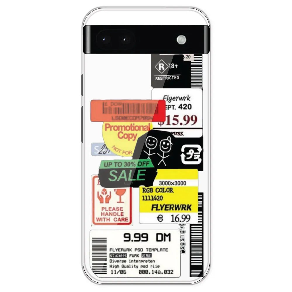 Sales - Clear Printed Silicone Case For Google Models