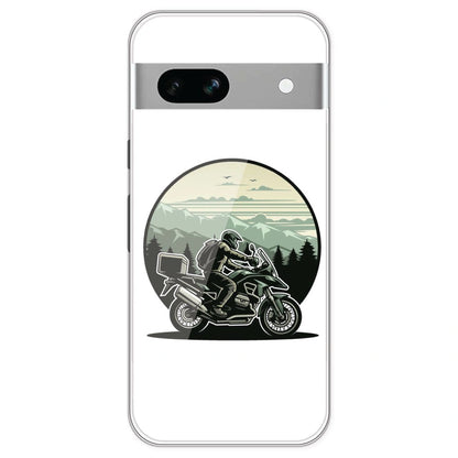 Biker - Printed Silicone Case For Google Pixel 7A