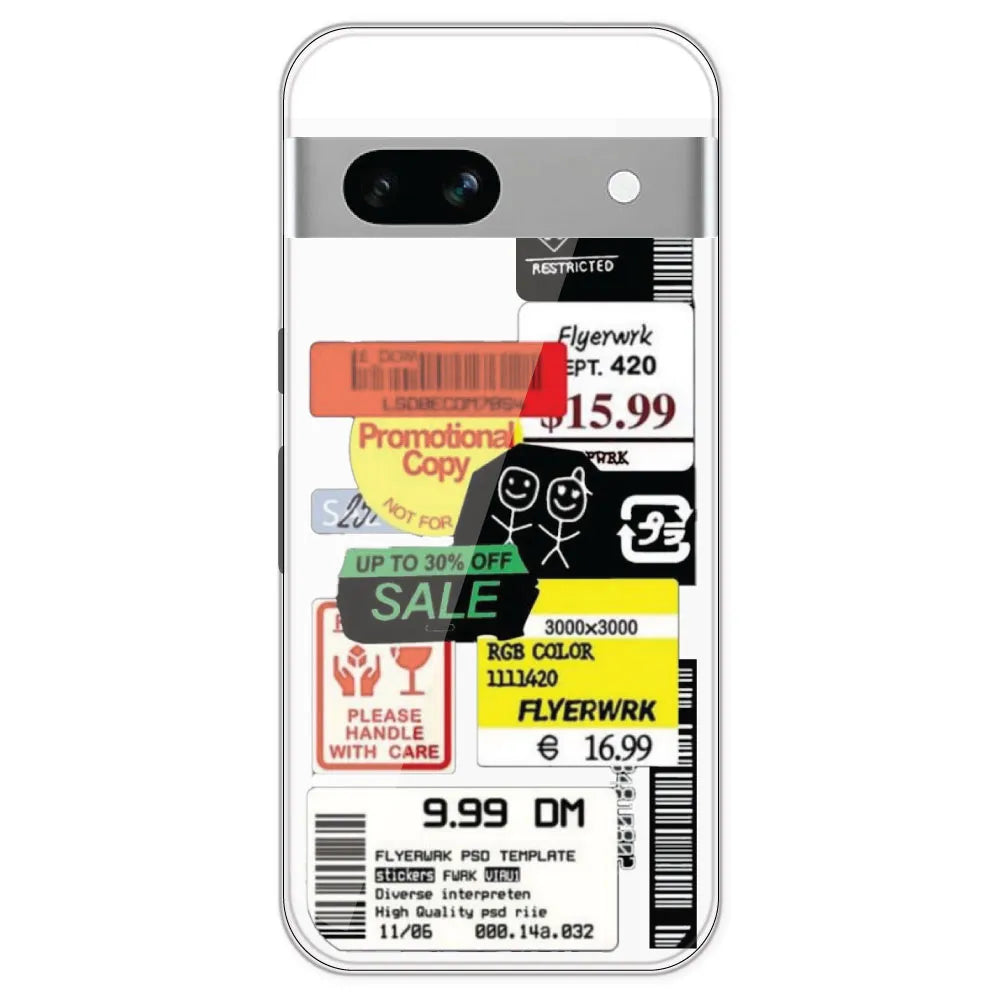 Sales - Clear Printed Silicone Case For Google Models
