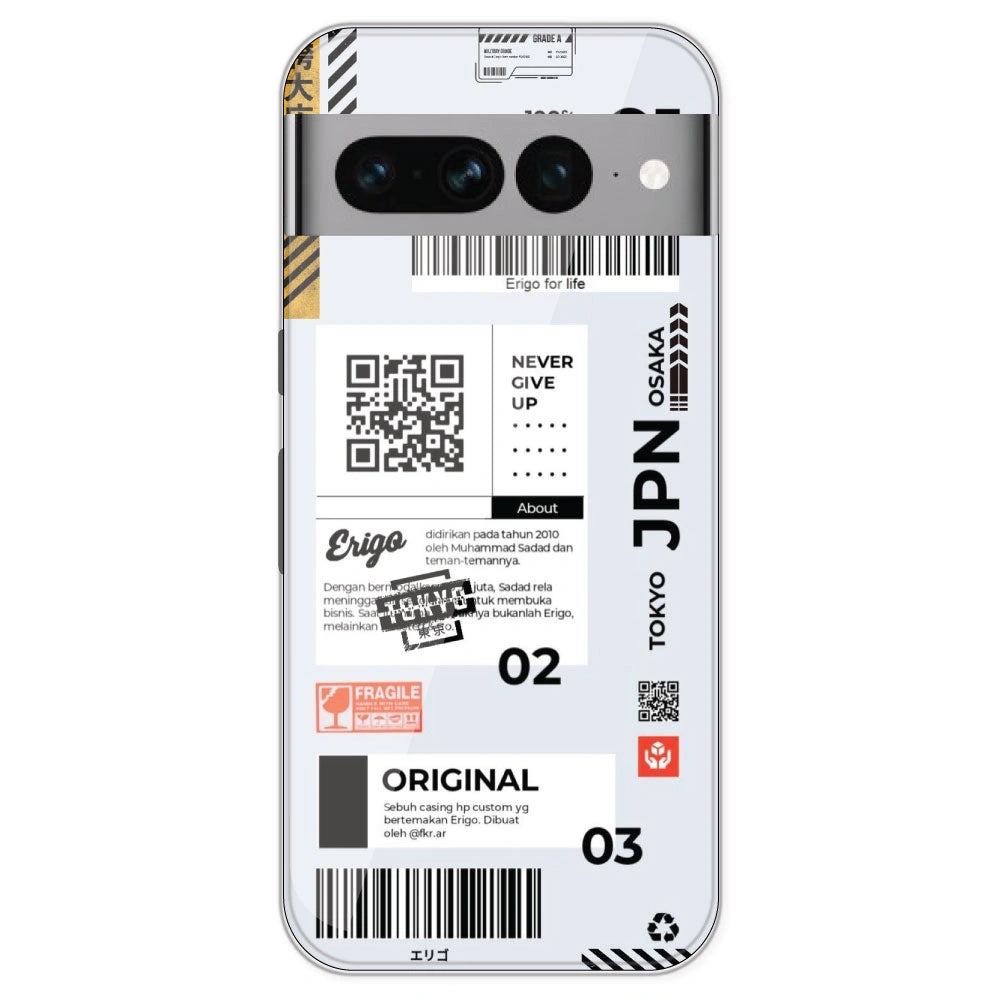 Barcode Labels - Printed Silicone Case For Google Pixel 7 Pro