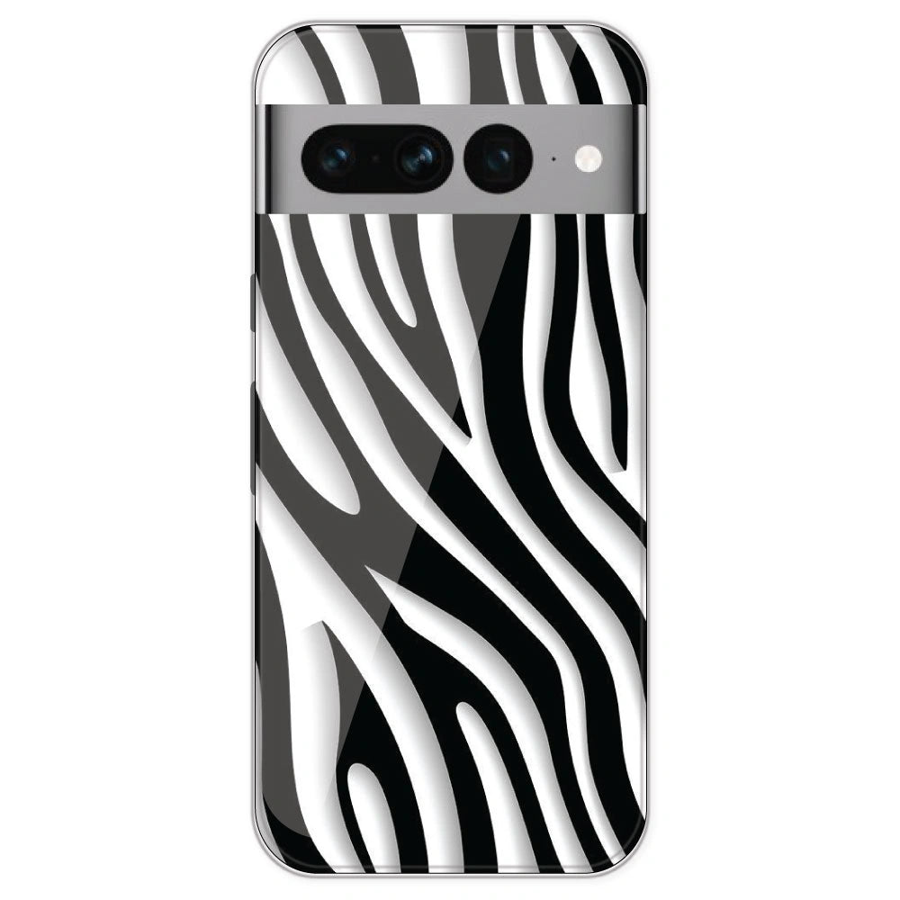 Zebra Print - Printed Silicone Case For Google Pixel 7 Pro