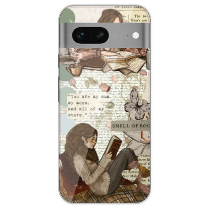 Book Collage - Printed Silicone Case For Google Pixel 7