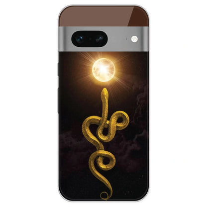 Golden Serpent - Printed Silicone Case For Google Pixel 7