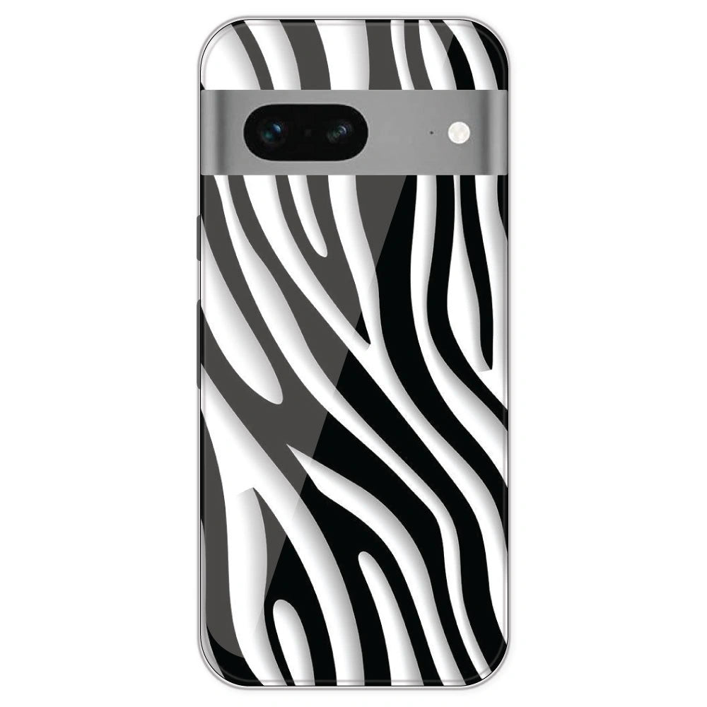 Zebra Print - Printed Silicone Case For Google Pixel 7
