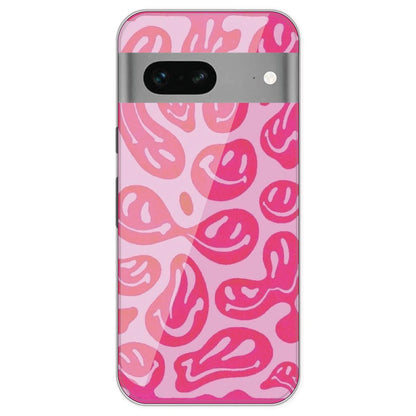 Pink Smilies - Printed Silicone Case For Google Pixel 7