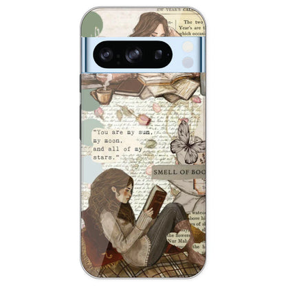 Book Collage - Printed Silicone Case For Google Pixel 8 Pro