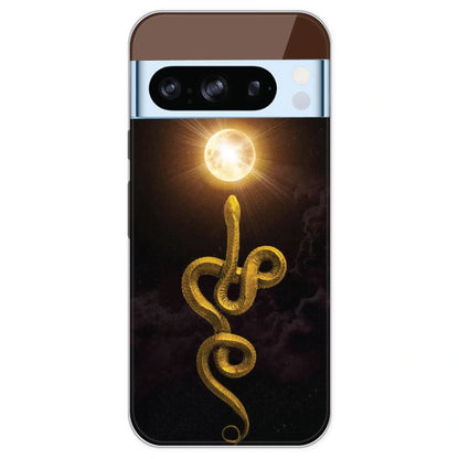 Golden Serpent - Printed Silicone Case For Google Pixel 8 Pro